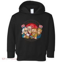 Just Here To Bang President Funny USA Toddler Hoodie thumb 0