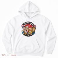 Just Here To Bang President Funny USA Hoodie thumb 0