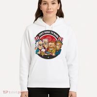 Just Here To Bang President Funny USA Hoodie thumb 5