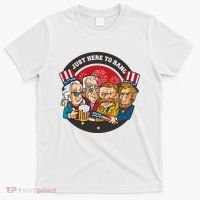Just Here To Bang President Funny USA T-Shirt thumb 0
