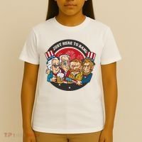 Just Here To Bang President Funny USA T-Shirt thumb 4