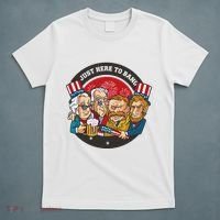Just Here To Bang President Funny USA T-Shirt thumb 5