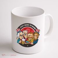 Just Here To Bang President Funny USA Coffee Mug thumb 1