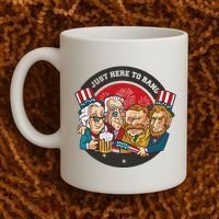Just Here To Bang President Funny USA Coffee Mug thumb 2