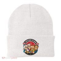 Just Here To Bang President Funny USA Beanie thumb 0