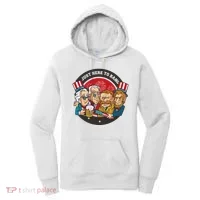 Just Here To Bang President Funny USA Women's Hoodie thumb 0