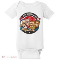 Just Here To Bang President Funny USA Baby Bodysuit thumb 0