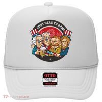 Just Here To Bang President Funny USA Hat thumb 0