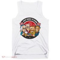 Just Here To Bang President Funny USA Tank Top thumb 0