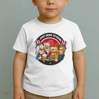 Just Here To Bang President Funny USA Toddler T-Shirt thumb 2