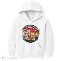 Just Here To Bang President Funny USA Kids Hoodie thumb 0