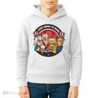 Just Here To Bang President Funny USA Kids Hoodie thumb 4