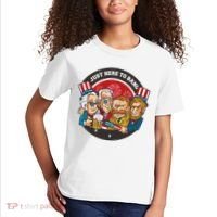 Just Here To Bang President Funny USA Kids T-Shirt thumb 2