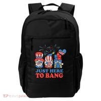 Just Here To Bang Gnome 4th Of July Backpack thumb 0