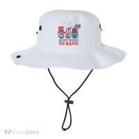Just Here To Bang Gnome 4th Of July Bucket Hat thumb 0