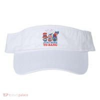 Just Here To Bang Gnome 4th Of July Visor thumb 0