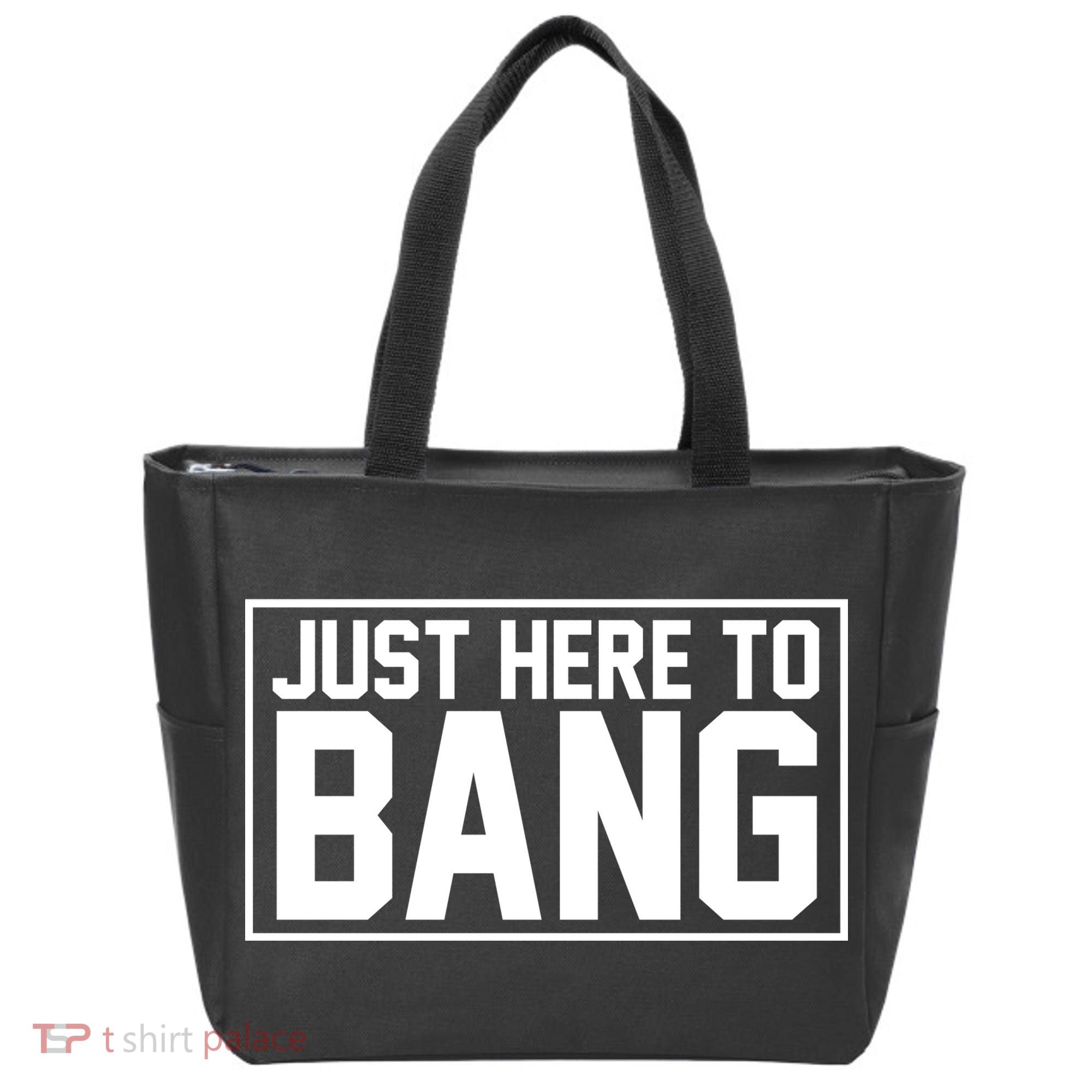 Just Here To Bang 4th Of July Tote Bag