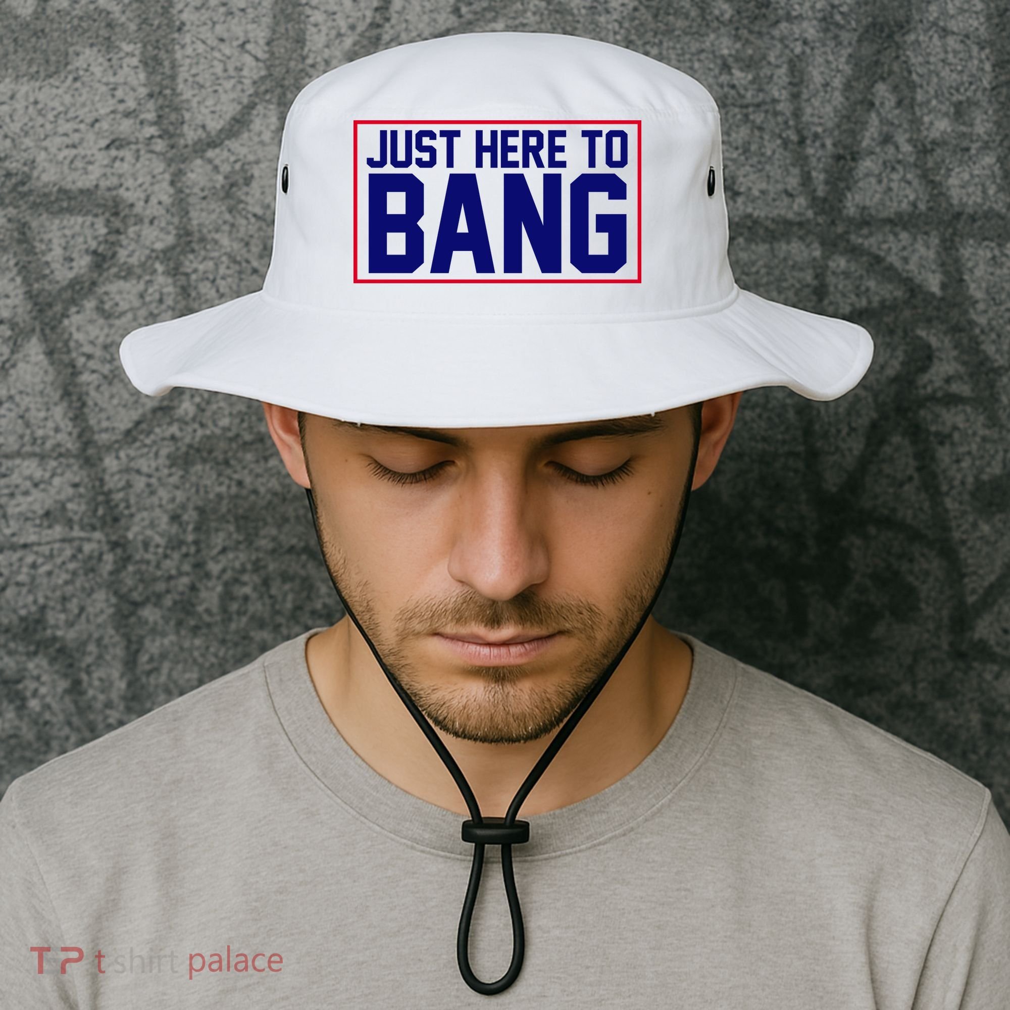 Just Here To Bang 4th Of July Bucket Hat