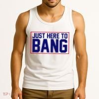 Just Here To Bang 4th Of July Tank Top thumb 3