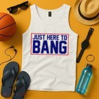 Just Here To Bang 4th Of July Tank Top thumb 4