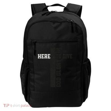 Just Here To Give God Glory Cute Backpack