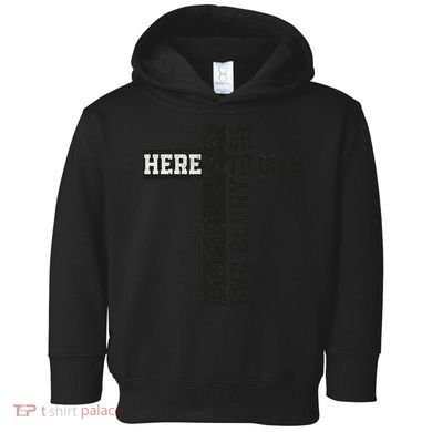 Just Here To Give God Glory Cute Toddler Hoodie