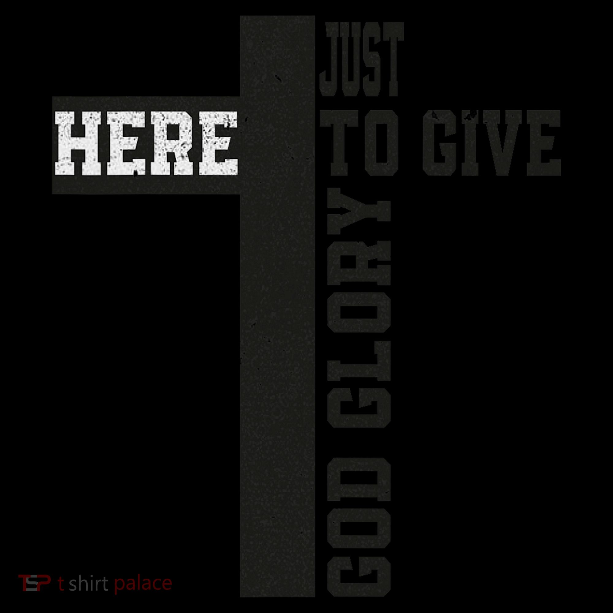Just Here To Give God Glory Cute Tote Bag