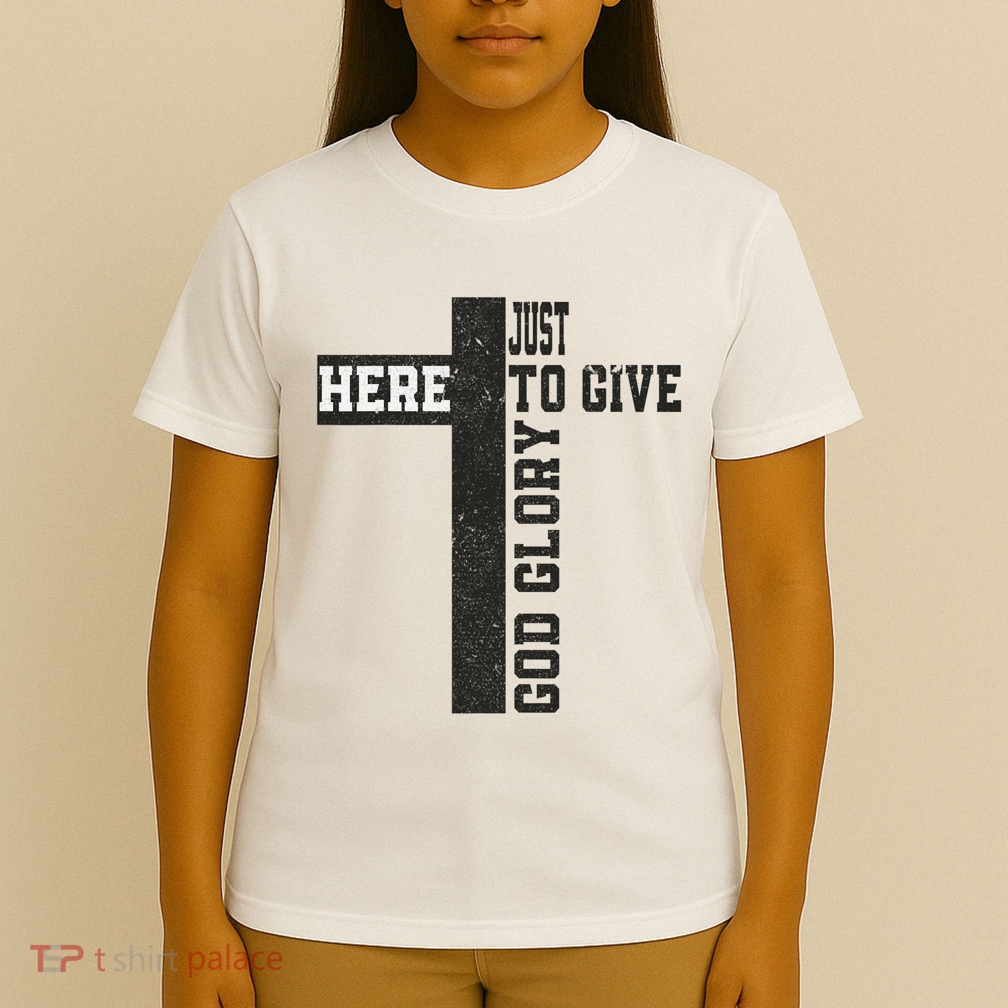 Just Here To Give God Glory Cute T-Shirt
