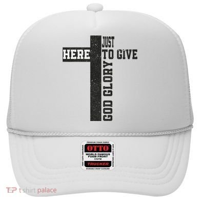 Just Here To Give God Glory Cute Hat
