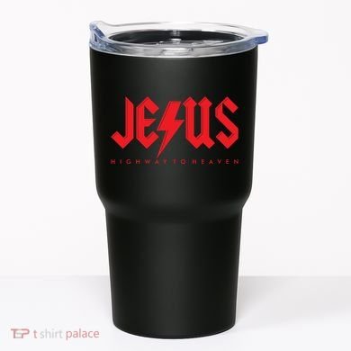 Jesus Highway To Heaven Christianity Tumbler