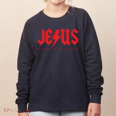 Jesus Highway To Heaven Christianity Women's Sweatshirt