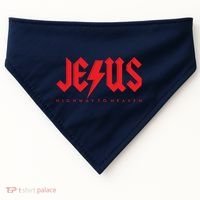 Jesus Highway To Heaven Christianity USA-Made Doggie Bandana thumb 0