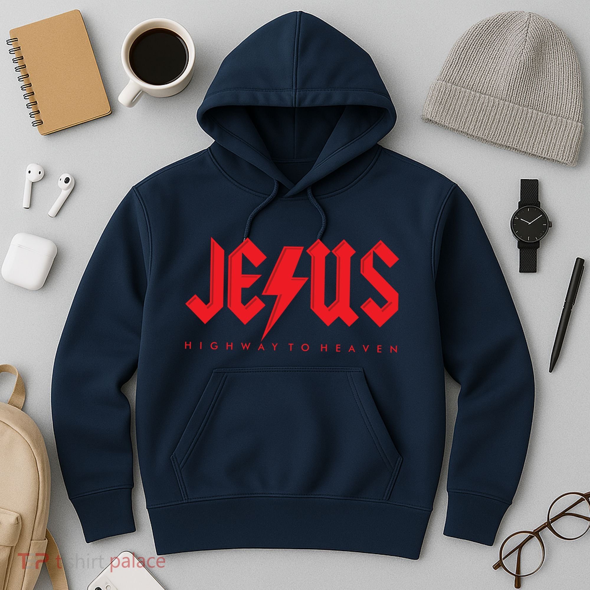 Jesus Highway To Heaven Christianity Hoodie