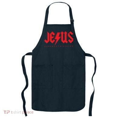 Jesus Highway To Heaven Christianity Apron