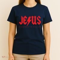Jesus Highway To Heaven Christianity T-Shirt thumb 4