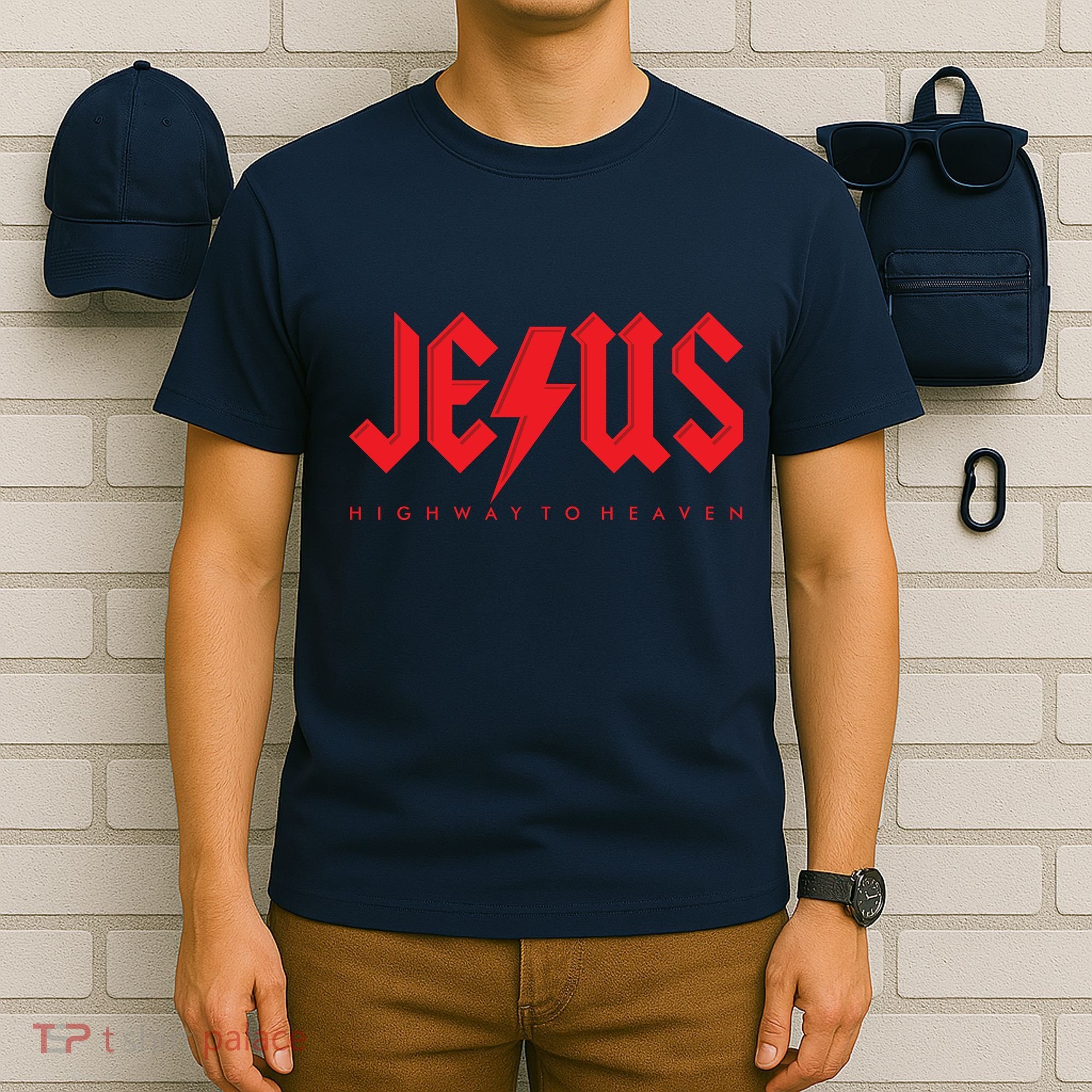 Jesus Highway To Heaven Christianity T-Shirt