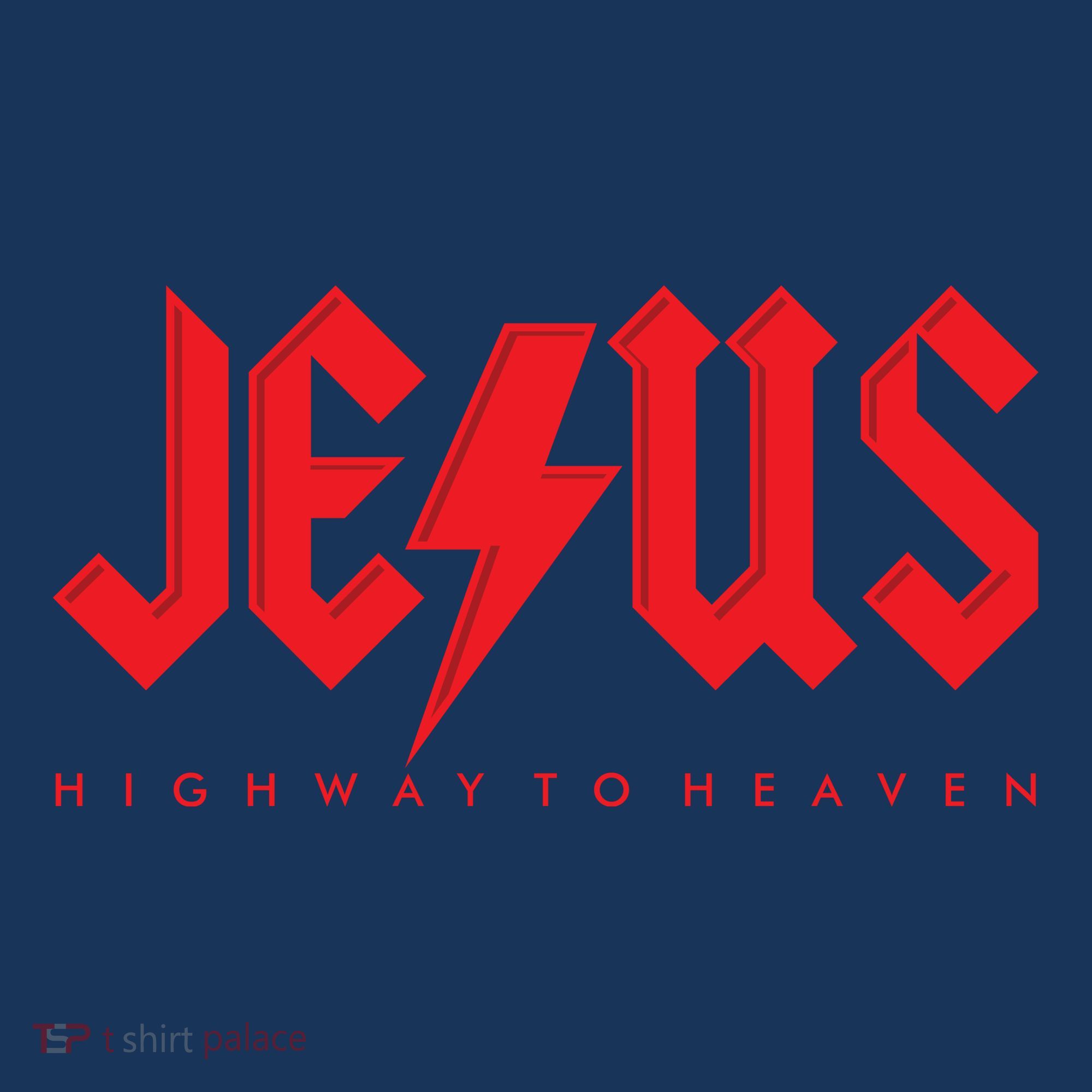 Jesus Highway To Heaven Christianity Women's T-Shirt