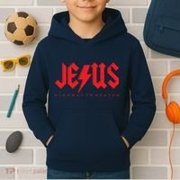 Jesus Highway To Heaven Christianity Kids Hoodie thumb 2