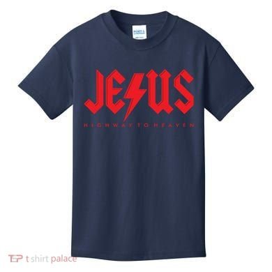 Jesus Highway To Heaven Christianity Kids T-Shirt
