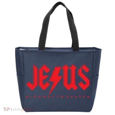 Jesus Highway To Heaven Christianity Tote Bag