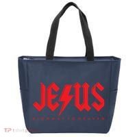 Jesus Highway To Heaven Christianity Tote Bag thumb 0