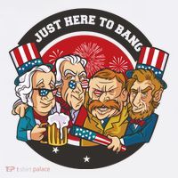 Just Here To Bang American Presidents Sweatshirt thumb 3