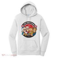 Just Here To Bang American Presidents Women's Hoodie thumb 0