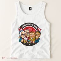 Just Here To Bang American Presidents Tank Top thumb 2