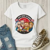 Just Here To Bang American Presidents Women's T-Shirt thumb 3