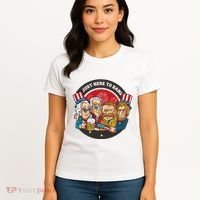 Just Here To Bang American Presidents Women's T-Shirt thumb 4