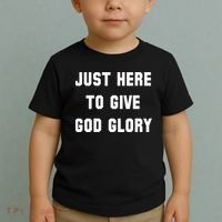 Just Here To Give God Glory Toddler T-Shirt thumb 2