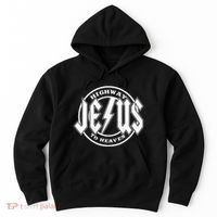 Jesus Highway To Heaven Pray Catholic Faith Based Hoodie thumb 0