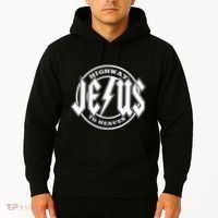 Jesus Highway To Heaven Pray Catholic Faith Based Hoodie thumb 2