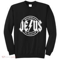 Jesus Highway To Heaven Pray Catholic Faith Based Sweatshirt thumb 0